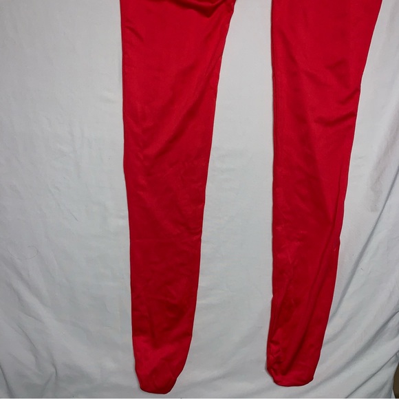 Red Morphsuit Adult Costume Bodysuit Halloween Party masquerade Robber Superhero - Picture 9 of 13